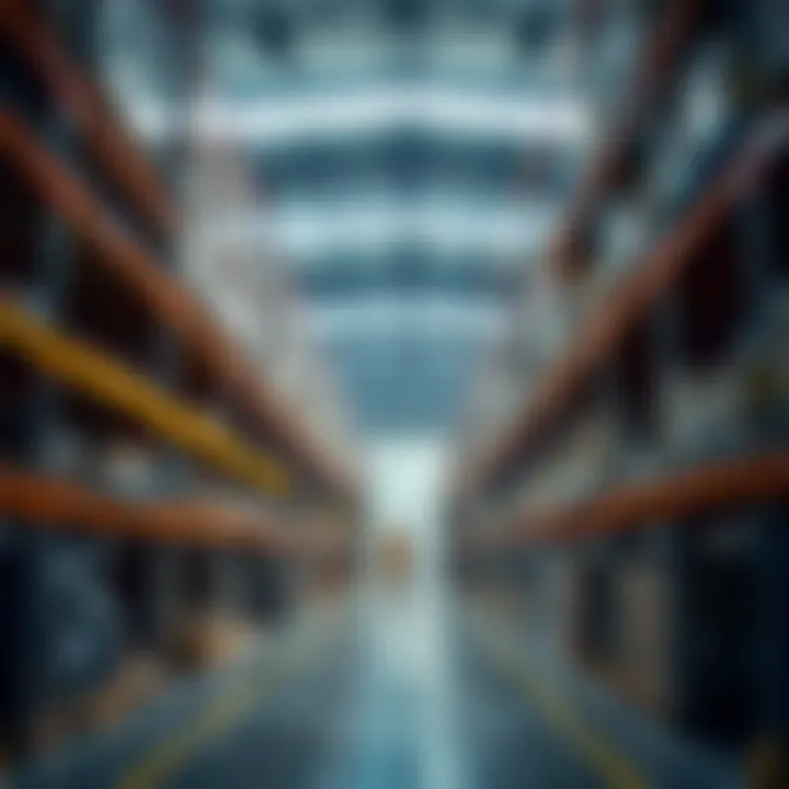 Advanced Inventory Management in Storage Interior of a state-of-the-art storage facility highlighting advanced inventory management systems.