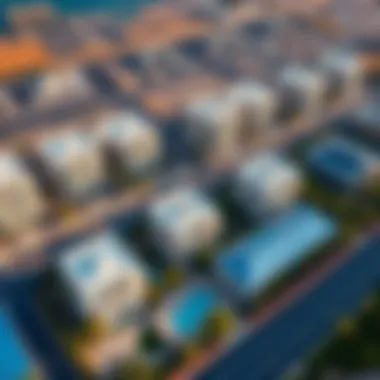 Aerial View of Landmark Properties Aerial view of Ziad Galadari Group's landmark properties
