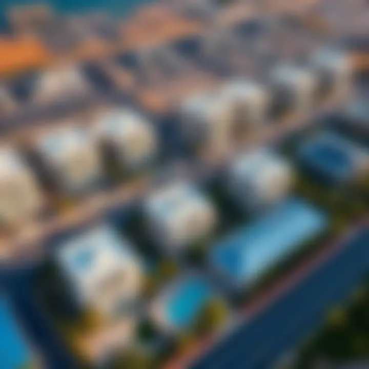 Aerial View of Landmark Properties Aerial view of Ziad Galadari Group's landmark properties
