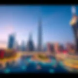 Stunning skyline of Dubai showcasing modern architecture