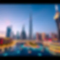 Stunning skyline of Dubai showcasing modern architecture