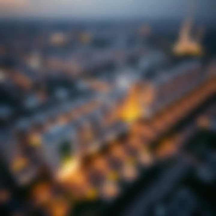 Strategic Location of Indigo Optima Aerial perspective showcasing the strategic location of Indigo Optima