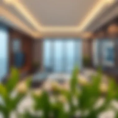 Modern Living Spaces at Indigo Optima Interior layout highlighting modern living spaces