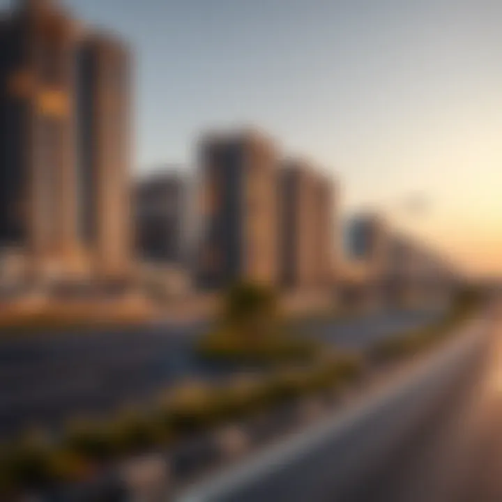 Major roads and transport links enhancing accessibility to the estate Accessibility routes near Jumeirah Golf Estate