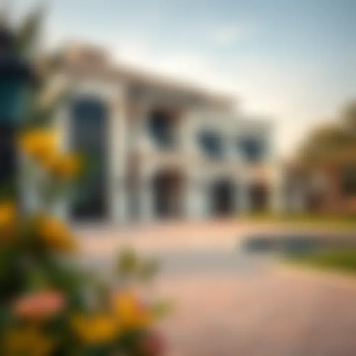 Elegant villas showcasing the architectural beauty of the community Luxury homes in Jumeirah Golf Estate