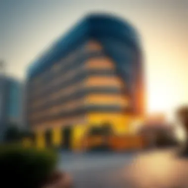 Modern Architecture of Karama Centre Exterior view of Karama Centre showcasing its modern architecture