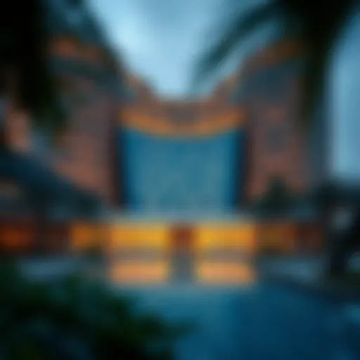 Architectural Marvel of Kov Rotana Stunning exterior view of Kov Rotana showcasing its unique architectural design