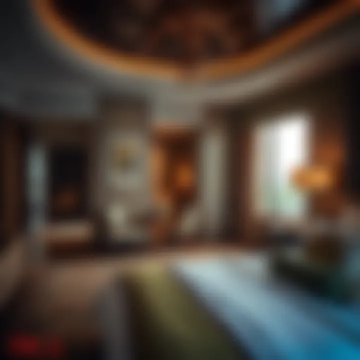 Sumptuous Guest Room Experience Luxurious guest room interiors reflecting opulence and comfort