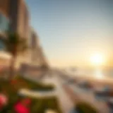 Breathtaking Beachfront at La Mer Stunning beachfront view of La Mer Dubai