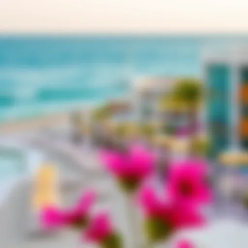 Vibrant Beachfront of La Mer Dubai Stunning beachfront view of La Mer Dubai showcasing vibrant colors
