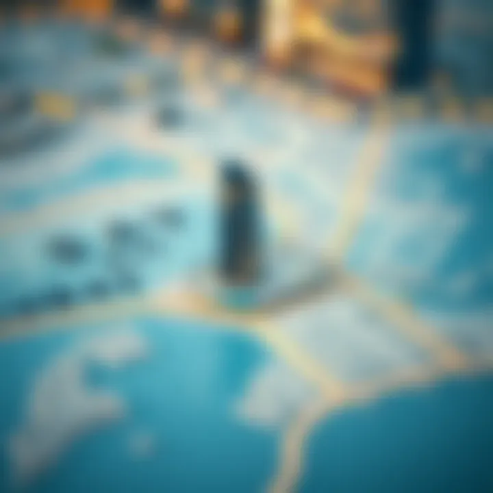 Geographical Map of Iris Bay Tower's Location Map showing the location of Iris Bay Tower in Business Bay