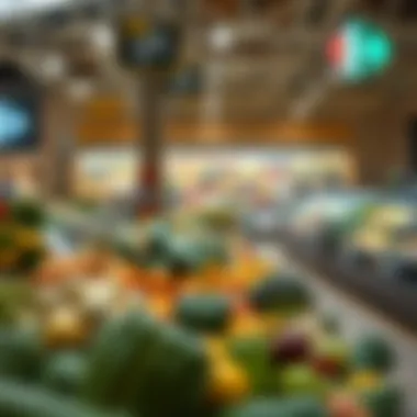 Fresh produce section highlighting quality offerings