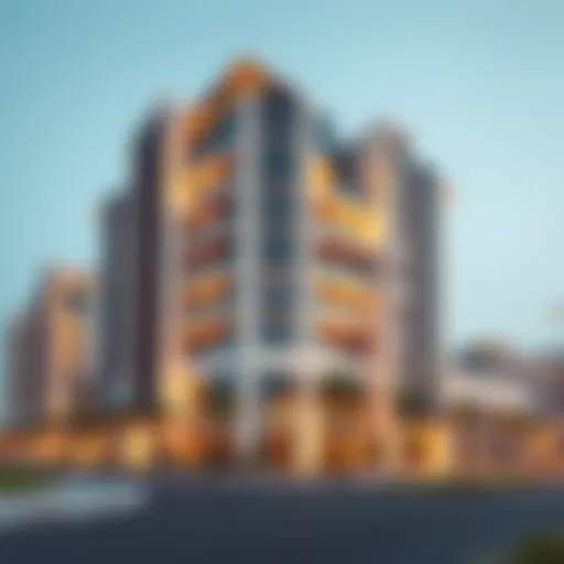 Marwa Heights architectural design showcasing modern elegance