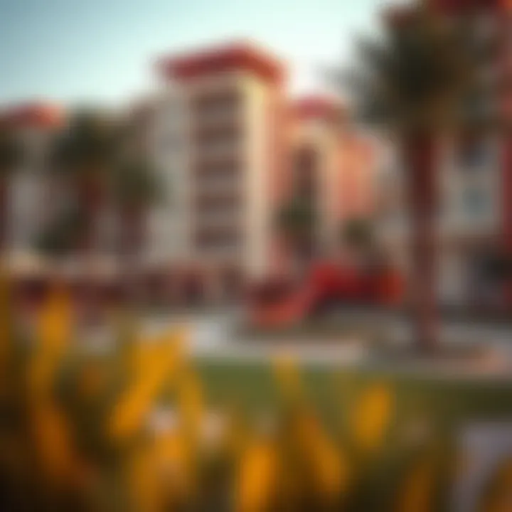 Community amenities at Marwa Heights promoting an active lifestyle