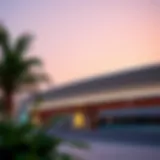 Stunning view of Nad Al Sheba Metro Station exterior
