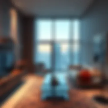 Modern Apartment Interiors Interior of a modern apartment managed by Al Ghanem