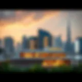 Skyline of Dubai showcasing luxury real estate