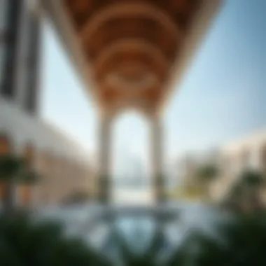 Architectural Splendor of Al Majara Stunning architectural view of Al Majara
