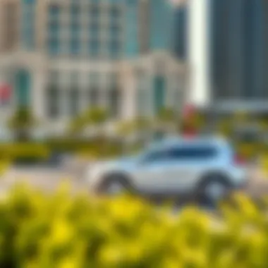 Exploring Rental Car Options A detailed map showing rental car options in Tecom