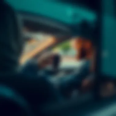 Seamless Car Rental Experience A driver receiving keys to a rental car in Tecom