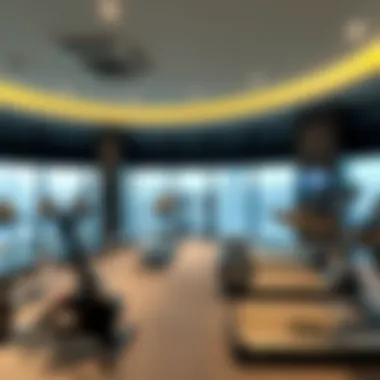 State-of-the-Art Fitness Center in Dubai Apartment Hotels Modern fitness center in a Dubai apartment hotel