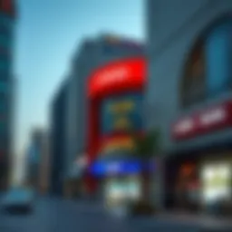 Overview of bank branches in Dubai's financial district