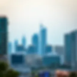 Scenic view of the UAE skyline showcasing modern architecture