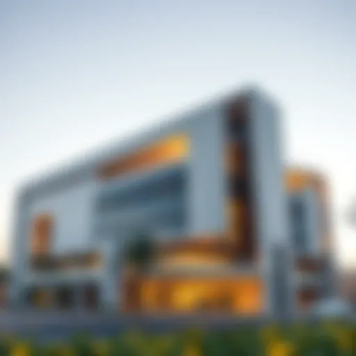 Exterior view showcasing the architectural design of the New Al Shafar Building