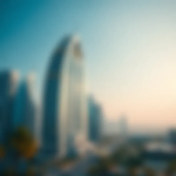 Panoramic skyline view featuring the New Al Shafar Building