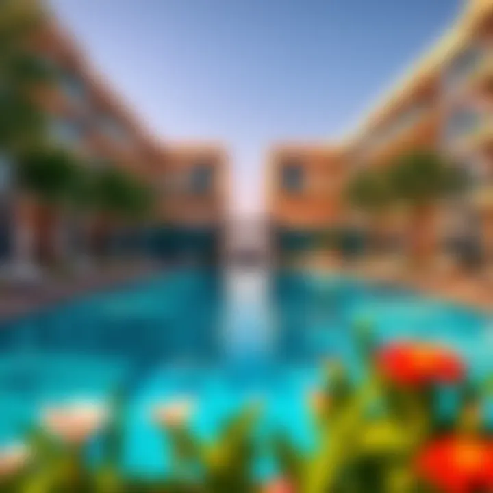 Relaxing Pool Amenities at Oasis Residence Luxurious amenities within Oasis Residence highlighting a serene pool area