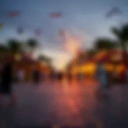 Celebration of a public holiday in the UAE
