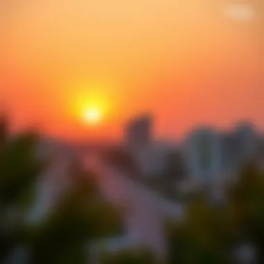 Embrace New Opportunities in Ras Al Khaimah A beautiful sunset over Ras Al Khaimah symbolizing a new beginning