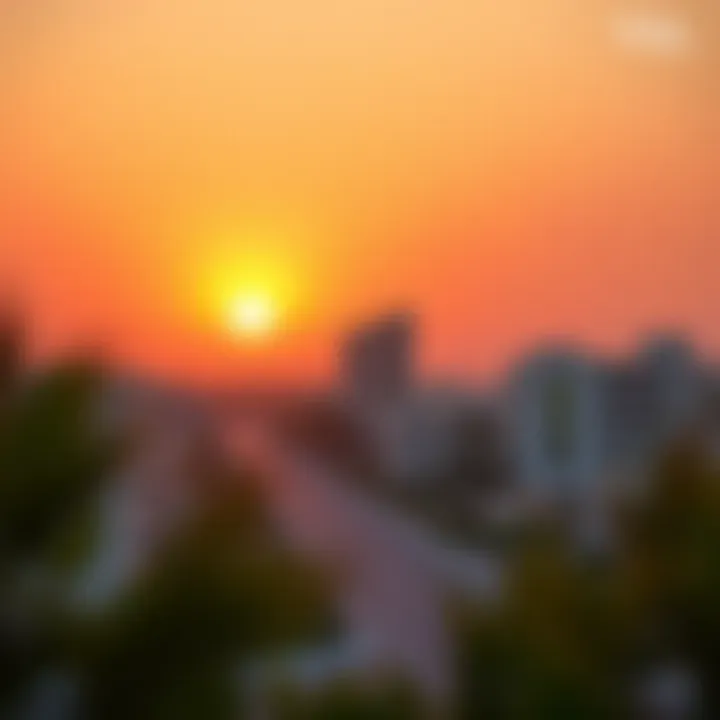 Embrace New Opportunities in Ras Al Khaimah A beautiful sunset over Ras Al Khaimah symbolizing a new beginning