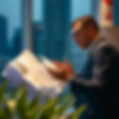 Expert Property Consultation A professional discussing property options with investors
