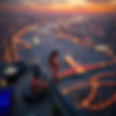 Breathtaking Rooftop Panorama Panoramic view from the Sky View Tower 1 rooftop terrace