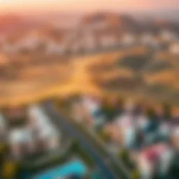 Aerial view of Talia the Valley showcasing residential developments
