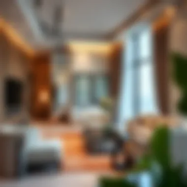 Sophisticated Interior Design of Tiffany Tower Units Interior design features of a unit in Tiffany Tower Cluster W