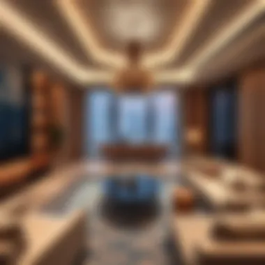 Luxurious apartment interiors in Business Bay