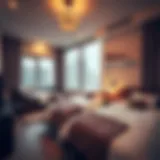 A cozy shared bedroom in Deira showcasing bed arrangements.
