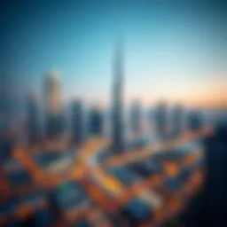 Stunning skyline view of Dubai showcasing Emaar developments