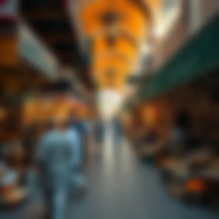 Vibrant Market Stalls at Naif Souq Vibrant market stalls filled with local crafts and goods