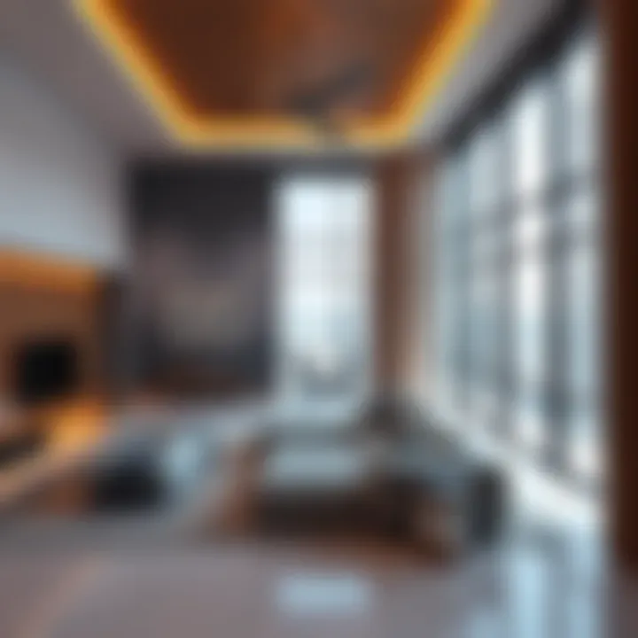 Modern interior design of a vacation rental in Dubai