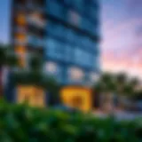 Modern Architectural Marvel of Viridis Residence Elegant facade of Viridis Residence and Hotel Apartments showcasing modern architecture