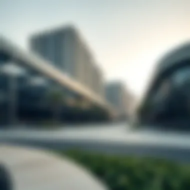 Architectural Elegance of Wasl Port Views Building Ten Architectural details of Wasl Port Views Building Ten exterior